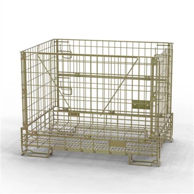 Cage galvanisée empilable pour l'industrie vinicole